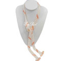 Scarf Freshwater Pearl Necklace E13107